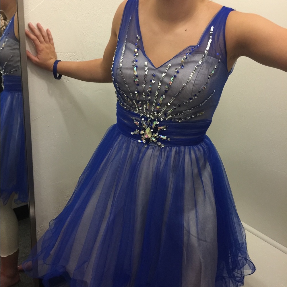 Blue formal dress